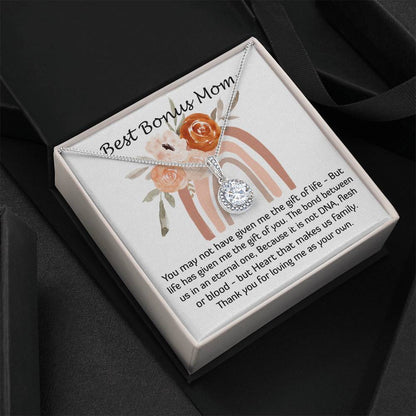 Mom Necklace, Best Mother's Day Gift - Stepmom Necklace, Bonus Mom Necklace Gift For Stepmom Neckalce Mother's Day Eternal Hope Necklace