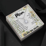 To My Mom - You Are The World Mother's Day Necklace Mother's Day Eternal Hope Necklace