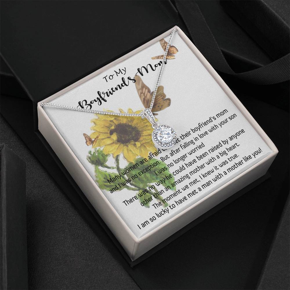 Mom Necklace, Mother-In-Law Necklace, Gift To My Boyfriend's Mom Necklace, Mother's Day Gift Mother's Day Eternal Hope Necklace