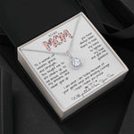 To My Mom Necklace To A Woman Of Wisdom Gift For Mom From Son Mother's Day Eternal Hope Necklace