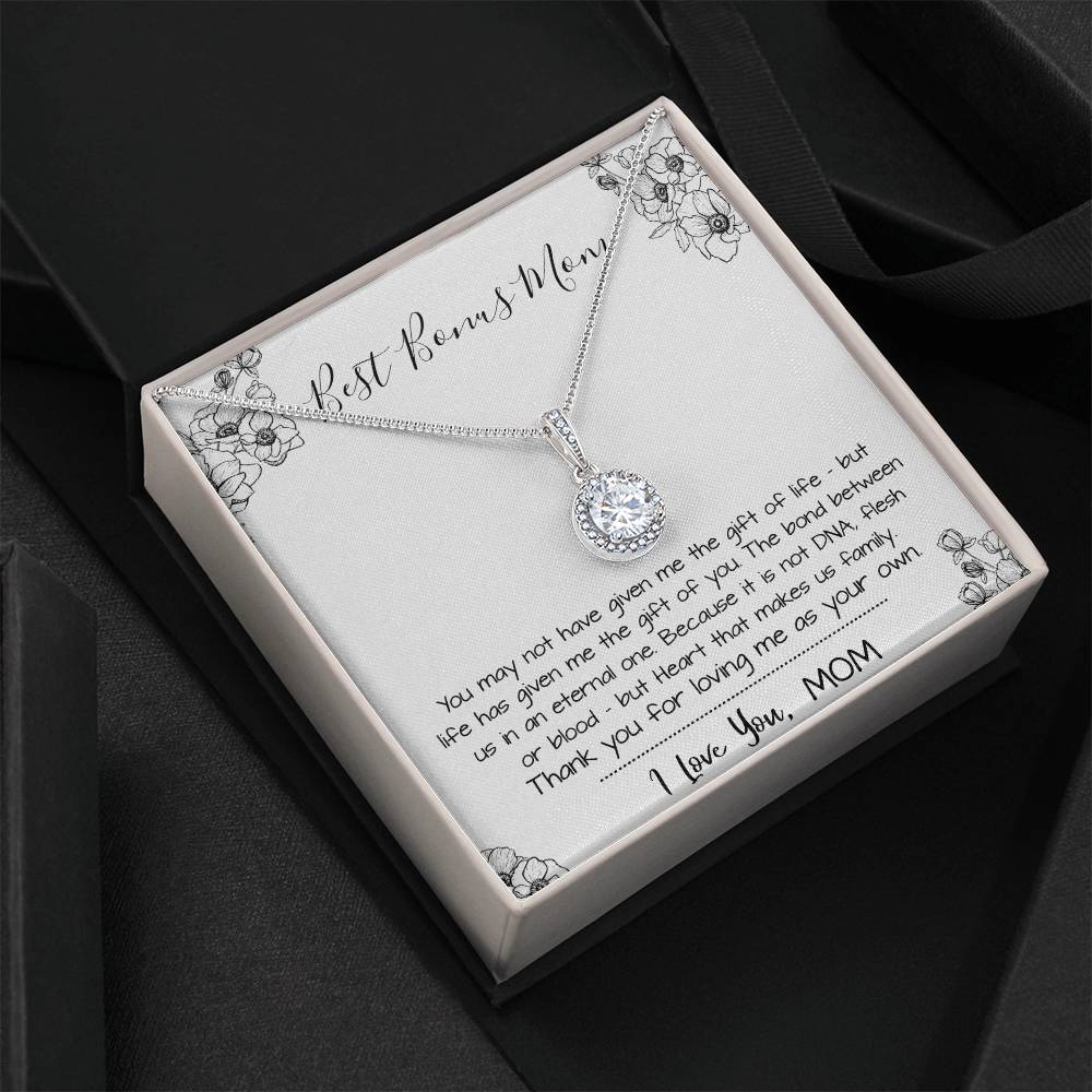 Mom Necklace, Stepmom Necklace, Bonus Mom Necklace, Mother's Day Gift For Step Mom Necklace Mother's Day Eternal Hope Necklace