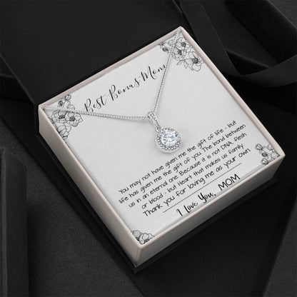 Mom Necklace, Stepmom Necklace, Bonus Mom Necklace, Mother's Day Gift For Step Mom Necklace Mother's Day Eternal Hope Necklace