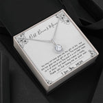 Mom Necklace, Stepmom Necklace, Bonus Mom Necklace, Mother's Day Gift For Step Mom Necklace Mother's Day Eternal Hope Necklace
