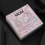 To My Mom Necklace From Son Gift Ideas For Mother's Day Necklace Mother's Day Eternal Hope Necklace