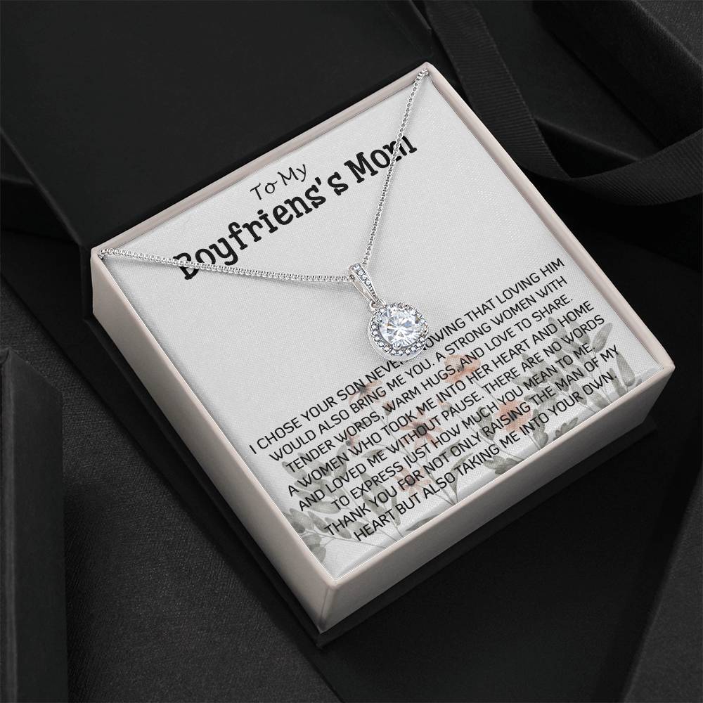 Mother-In-Law Necklace, Gift To My Boyfriend's Mom Necklace, Gift For Future Mother-In-Law Mother's Day Eternal Hope Necklace