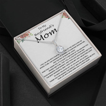 Mom Necklace, Mother-In-Law Necklace, Necklace Gift To My Boyfriend's Mom Gift, Future Mother-In-Law Necklace Mother's Day Eternal Hope Necklace