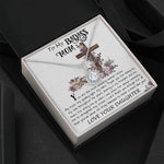 Mom Necklace Gift, To My Badass Mom Necklace, Funny Gift For Mom On Mother's Day Necklace Mother's Day Eternal Hope Necklace