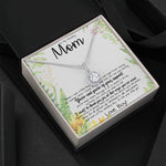 To My Amazing Mom Necklace From Son Little Boy You Taught Me Right Mom Birthday Gift For Her Mother's Day Necklace (1) Mother's Day Eternal Hope Necklace