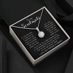 To My Soulmate - You Are My Life, My Love, And My Best Friend Mother's Day Necklace Mother's Day Eternal Hope Necklace