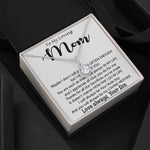 To My Loving Mom - Important Person In My Life Mother's Day Gift From Son Necklace Mother's Day Eternal Hope Necklace