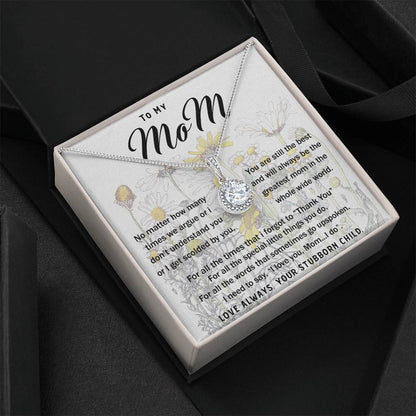 To My Mom Necklace Greatest Mom Mother's Day Gift Necklace Mother's Day Eternal Hope Necklace