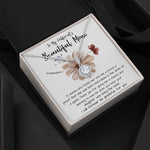 Mom Necklace Gift, To My Girlfriend's Mom Necklace, Gift For Girlfriend's Mom, Mother Of The Bride Mother's Day Eternal Hope Necklace