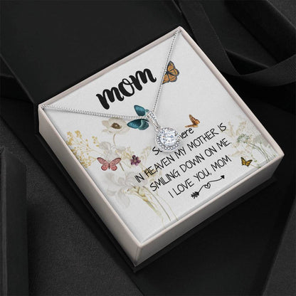 Mom Necklace Gift -Love You Always And Forever - Mother's Day Gift Mother's Day Eternal Hope Necklace