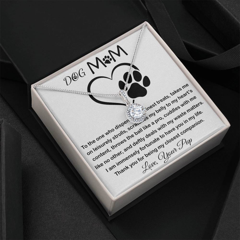 Mom Necklace - To My Dog Mom - Love You Always And Forever - Mother's Day Gift Mother's Day Eternal Hope Necklace