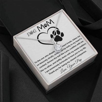 Mom Necklace - To My Dog Mom - Love You Always And Forever - Mother's Day Gift Mother's Day Eternal Hope Necklace