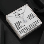 To My Loving Mom - Love Always Your Son Necklace Mother's Day Eternal Hope Necklace