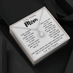 To My Amazing Mom Necklace From Son Little Boy You Taught Me Right Mom Birthday Gift For Her Mother's Day Necklace Mother's Day Eternal Hope Necklace