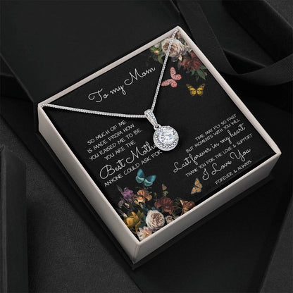 To My Mom Time May Fly Mother's Day Necklace Mother's Day Eternal Hope Necklace