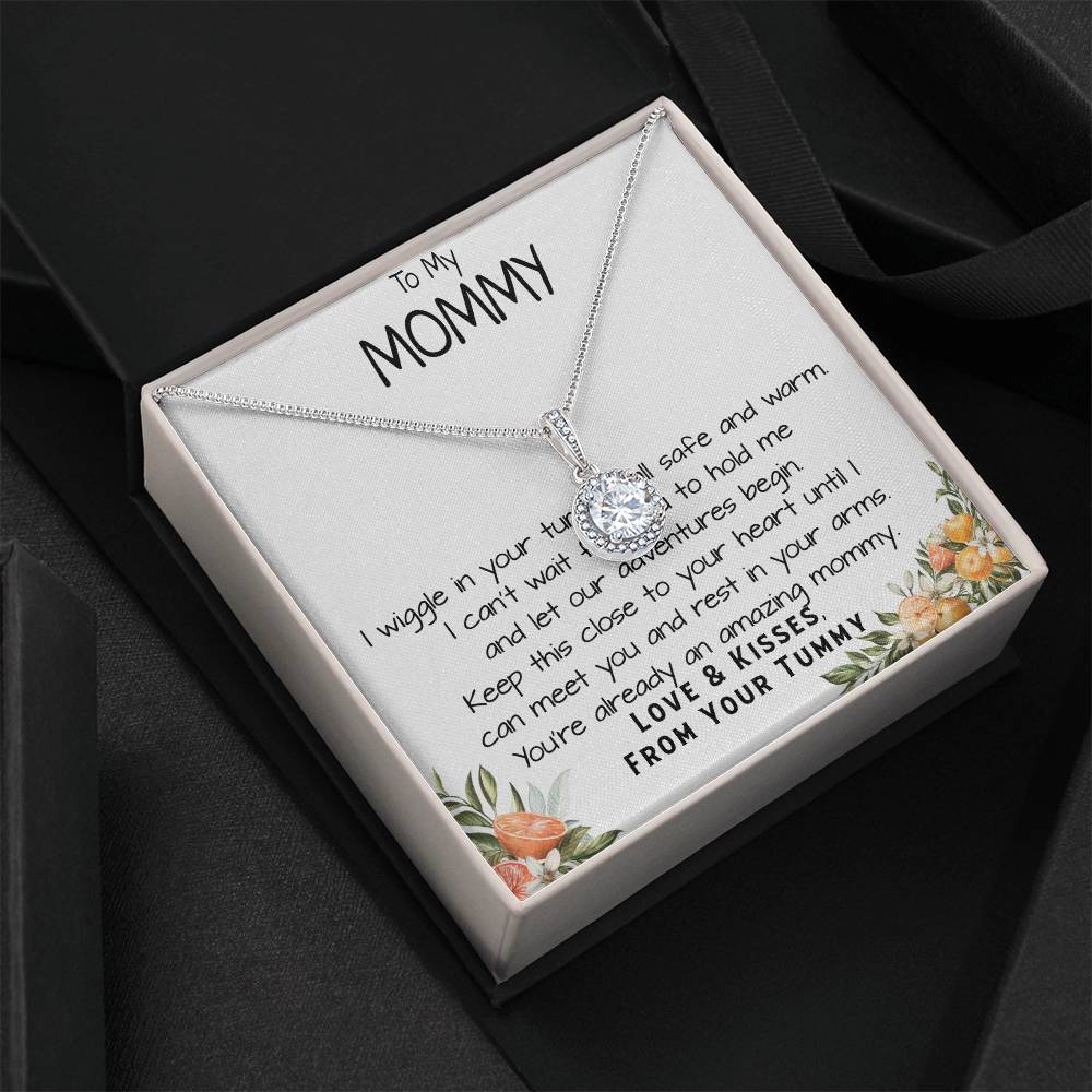 Mommy Necklace, To My Mommy Necklace, Gift For Mom To Be Necklace, Gift For First Time Mom, Expecting Mother Necklace, New Mom Necklace Gift Mother's Day Eternal Hope Necklace