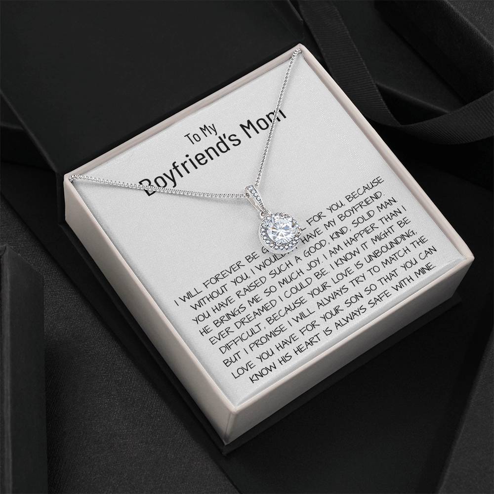 Mom Necklace, Mother-In-Law Necklace, Gift To My Boyfriend's Mom Necklace, Gift For Future Mother-In-Law Mother's Day Eternal Hope Necklace
