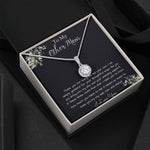Bonus Mom Necklace, Gift To My Other Mother Necklace, Gift For Bonus Mom Second Mom Mother's Day Eternal Hope Necklace