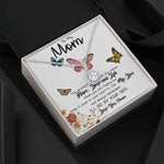 To My Mom Necklace, I'll Be By Your Side, To My Mom Gift Necklace Mother's Day Eternal Hope Necklace