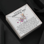 Mom Necklace, Mother-In-Law Necklace, To My Boyfriend's Mom Gift Necklace Mother's Day Eternal Hope Necklace