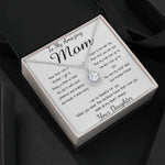 Mom Necklace - To My Amazing Mom Gorgeous Necklace for Mom from Daughter Mother's Day Gift Mother's Day Eternal Hope Necklace