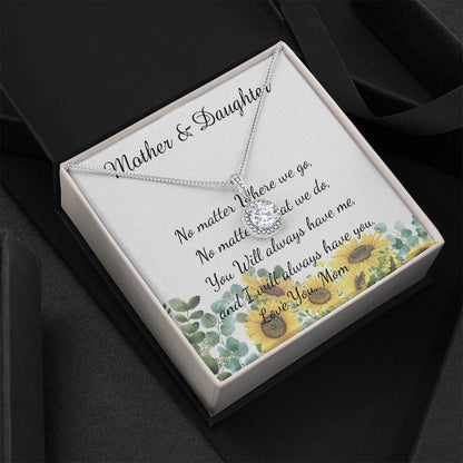 Mother Necklace - No Matter What - I Will Always Love You Mom Necklace Mother's Day Eternal Hope Necklace