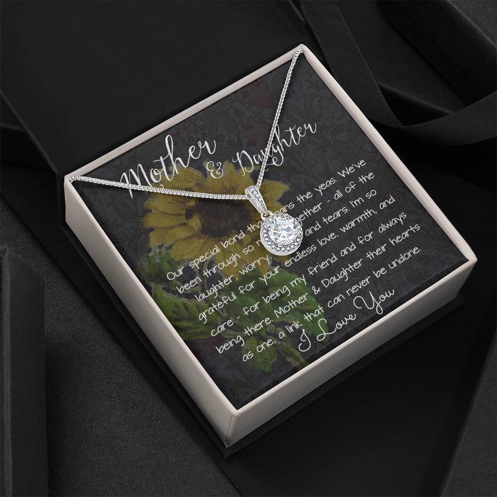 Mom Necklace Gift, Mothers's Day Necklace - Special Bond Mother's Day Eternal Hope Necklace
