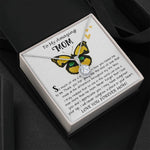 Mom Necklace Gift - To My Amazing Mom - From Son - Beautiful Gift Set Mom Necklace Mother's Day Eternal Hope Necklace