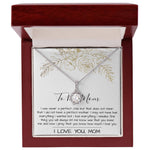 Mom Necklace Mother's Day Gift, To My Mom Necklace, Gift For Mom,  Mother's Day Necklace Mother's Day Eternal Hope Necklace