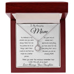 Mom Necklace - Gift for Mom from Daughter, Mother's Day Gift Mother's Day Eternal Hope Necklace