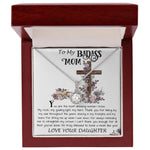 Mom Necklace Gift, To My Badass Mom Necklace, Funny Gift For Mom On Mother's Day Necklace Mother's Day Eternal Hope Necklace