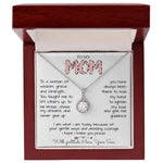 To My Mom Necklace To A Woman Of Wisdom Gift For Mom From Son Mother's Day Eternal Hope Necklace
