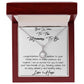 Daughter Necklace - Best Wishes To The Mommy To Be - Love & Hugs Mother's Day Eternal Hope Necklace