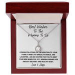 Best Wishes To The Mommy To Be - Love & Hugs Mother's Day Eternal Hope Necklace