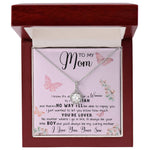 To My Mom Necklace Gift From Son Mother's Day Necklace Mother's Day Eternal Hope Necklace