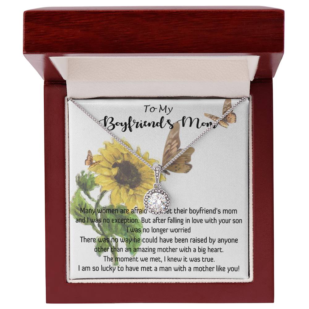 Mom Necklace, Mother-In-Law Necklace, Gift To My Boyfriend's Mom Necklace, Mother's Day Gift Mother's Day Eternal Hope Necklace