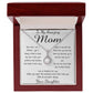 Mom Necklace - To My Amazing Mom Gorgeous Necklace for Mom from Daughter Mother's Day Gift Mother's Day Eternal Hope Necklace