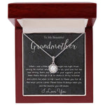 Grandmother Necklace, To My Beautiful Grandmother Necklace, Mother's Day Gift For Grandma Grandmother, Thank You Mother's Day Eternal Hope Necklace