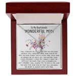 Mom Necklace, Mother-In-Law Necklace, To My Boyfriend's Mom Gift Necklace Mother's Day Eternal Hope Necklace
