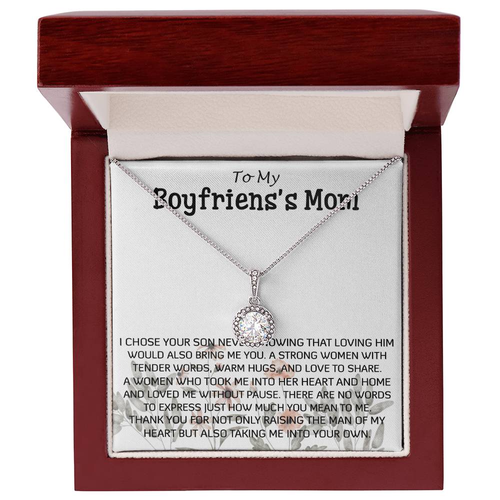 Mother-In-Law Necklace, Gift To My Boyfriend's Mom Necklace, Gift For Future Mother-In-Law Mother's Day Eternal Hope Necklace