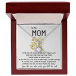 Mom Necklace Gift - To My Mom Necklace - Thank You For Giving Me The Best Things In Life Mother's Day Eternal Hope Necklace