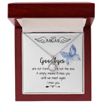 Mom Necklace - I'll Miss You Untill We Meet Again - Mother's Day Gift Mother's Day Eternal Hope Necklace