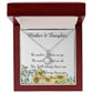 Mother Necklace - No Matter What - I Will Always Love You Mom Necklace Mother's Day Eternal Hope Necklace