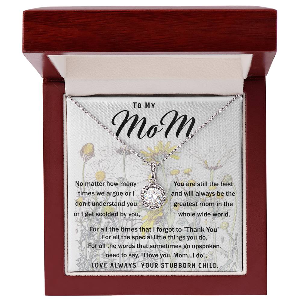 To My Mom Necklace Greatest Mom Mother's Day Gift Necklace Mother's Day Eternal Hope Necklace