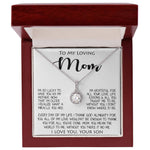 To My Loving Mom Gift for Mother Necklace Sentimental Mothers Day Thoughtful Present From Son Mother's Day Eternal Hope Necklace