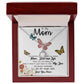 To My Mom Necklace, I'll Be By Your Side, To My Mom Gift Necklace Mother's Day Eternal Hope Necklace