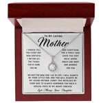 To My Loving Mother Necklace Where Are Smiles Are Many And Worries Are Few Gift For Her Mother's Day Necklace Mother's Day Eternal Hope Necklace